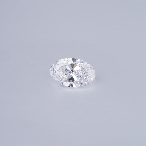 オーバル カット 0.5ct 1.0ct VVS HPHT ラボ グロウン ダイヤモンド、IGI